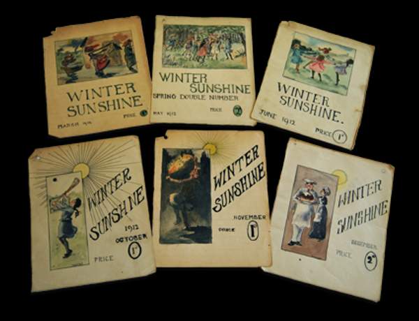 “Winter Sun" magazine covers circa 1912